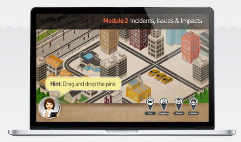 An interactive training course about incidents issues and impacts